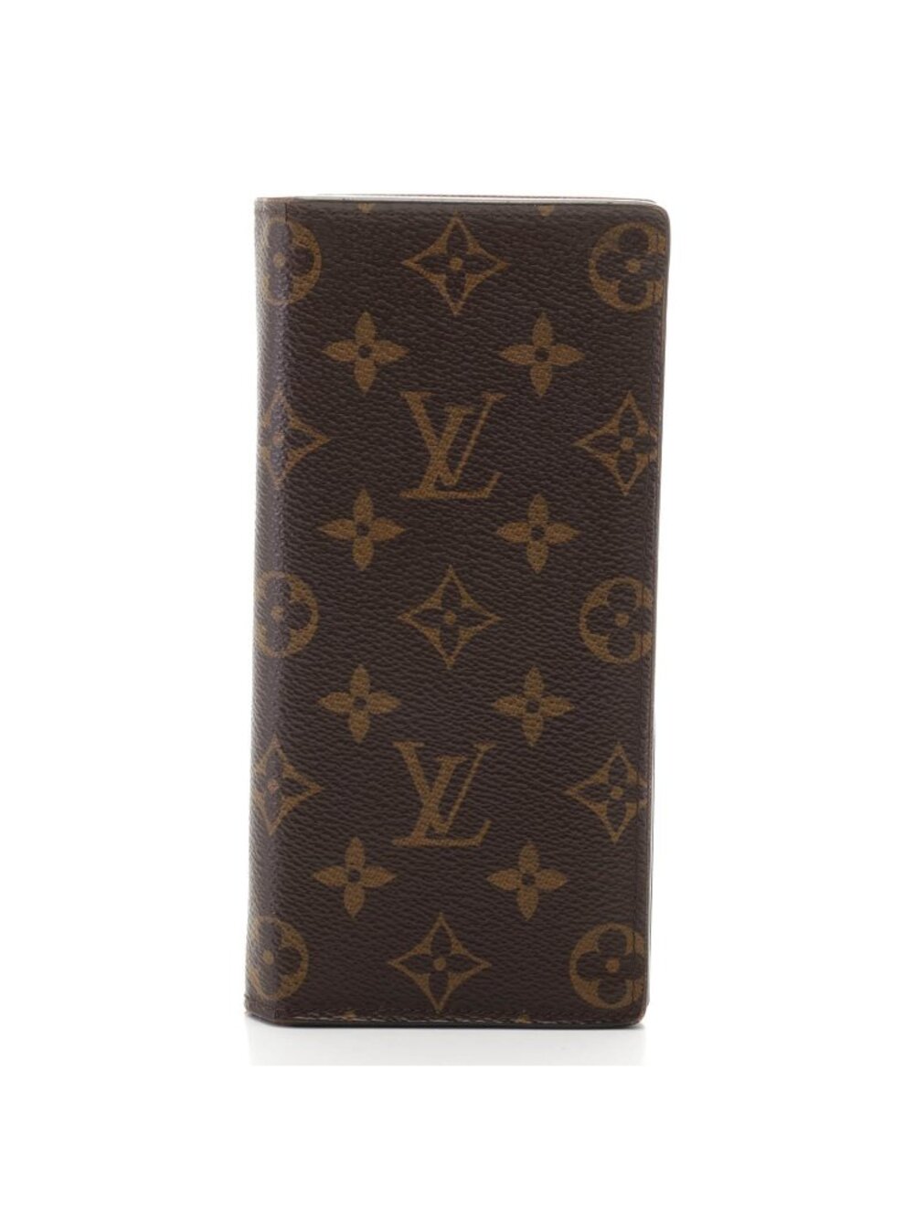 Louis Vuitton Portefeuille Brazza Monogram Bifold Wallet Canvas Brown